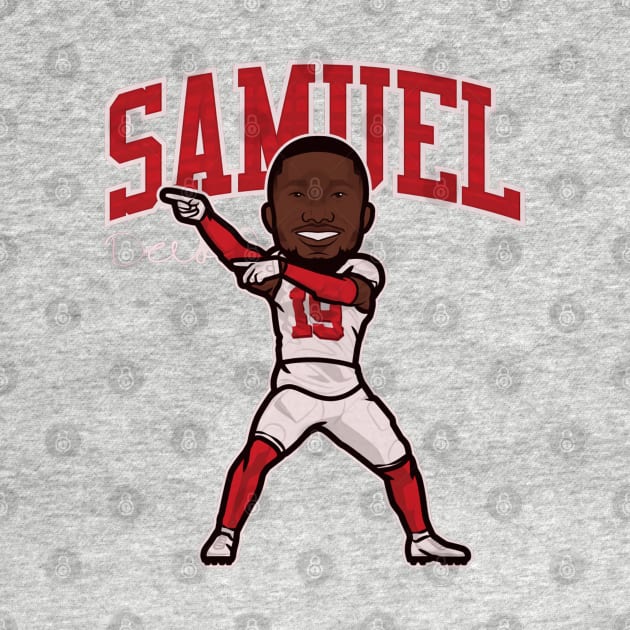 Deebo Samuel San Francisco Toon by Chunta_Design